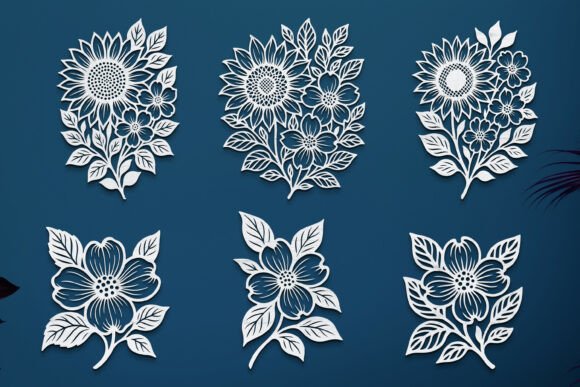 Download Dogwood Flower Wall Art Laser Cut Bundle - Premium Resources