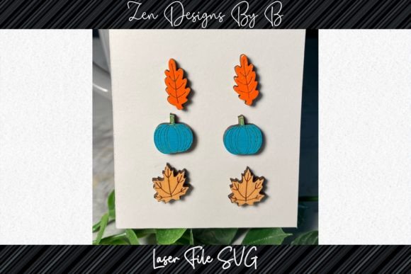 Download Fall Stud Earring Laser SVG Bundle - Premium Resources